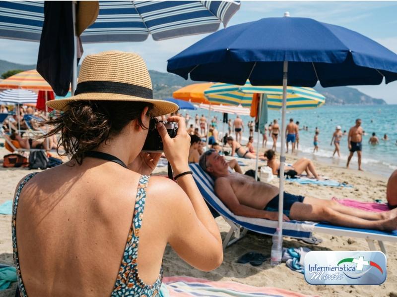 Dipendente in malattia fotografato al mare dal collega: aspetti giuridici, privacy e tutele